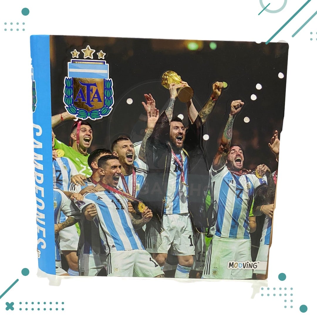 juego-14.png Carpeta N3 Seleccion Argentina Afa Mundial Aros MESSI CAMPEON DEL MUNDO (mod. 2) - Imagen 1