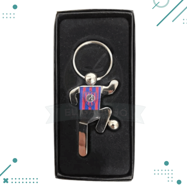 Llavero jugador metal SAN LORENZO
