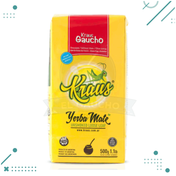 Yerba Mate Organica Kraus Gaucho 500gr