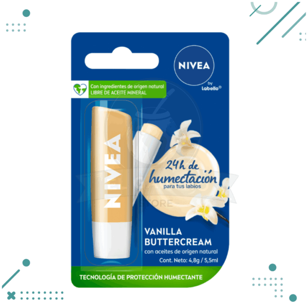 Protector Labial Nivea Vanilla Buttercream