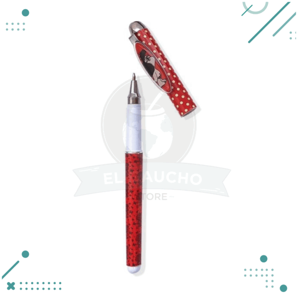 Lapicera Mafalda Playa color ROJO