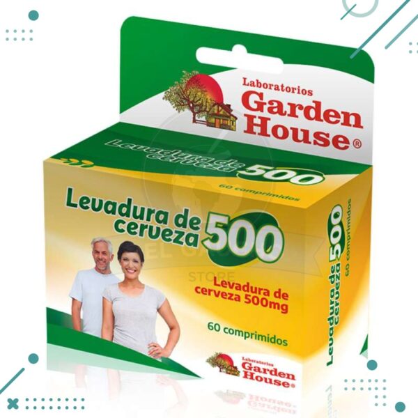 Levadura de cerveza 500 mg x 60 comprimidos GARDEN HOUSE