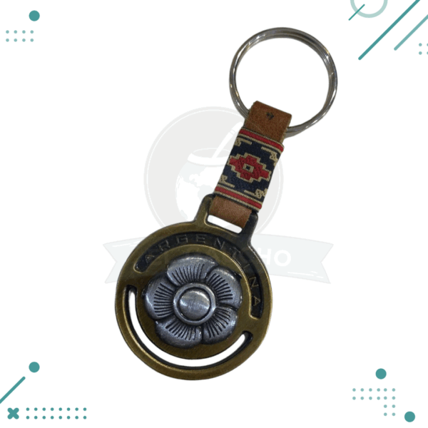 Llaveros con guarda pampa y diseños gauchescos argentinos