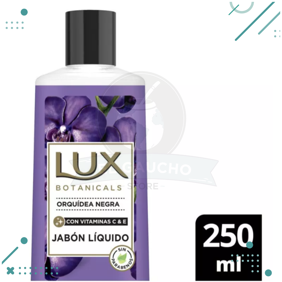 lux.png Jabon Liquido Corporal Lux Botanicals Orquidea Negra x250 Ml - Imagen 1
