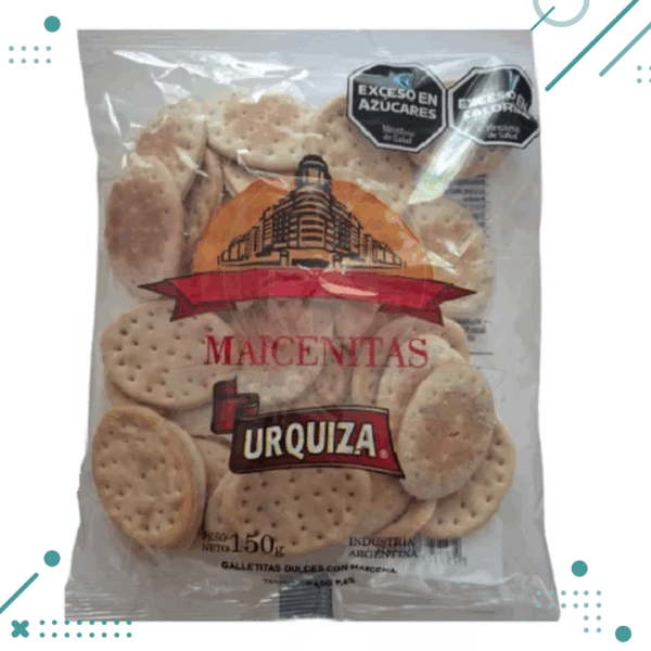 Maicenitas Urquiza (galletitas dulces con maicena) 150gr
