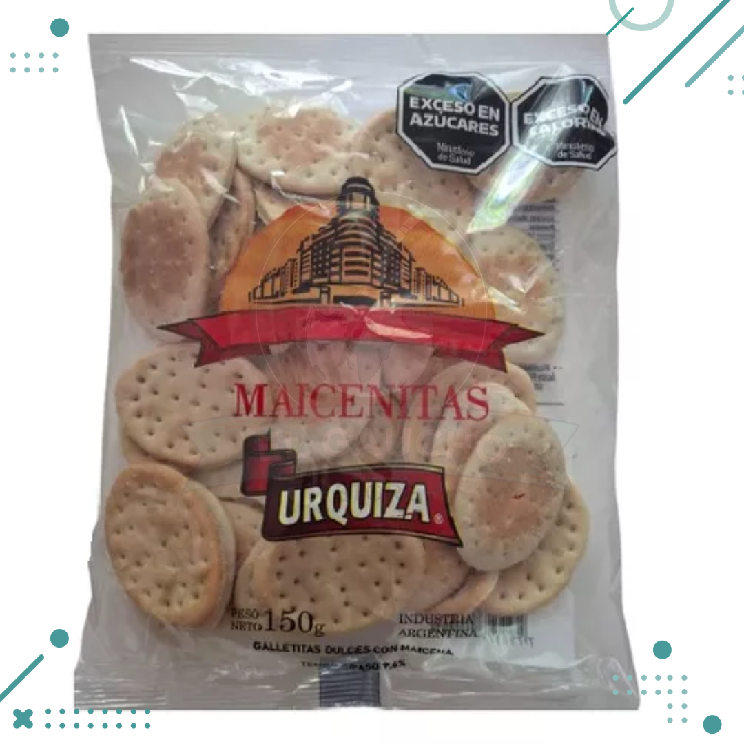 maicenita.png Maicenitas Urquiza (galletitas dulces con maicena) 150gr - Imagen 1