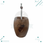Mate Madera River Plate + Bombilla