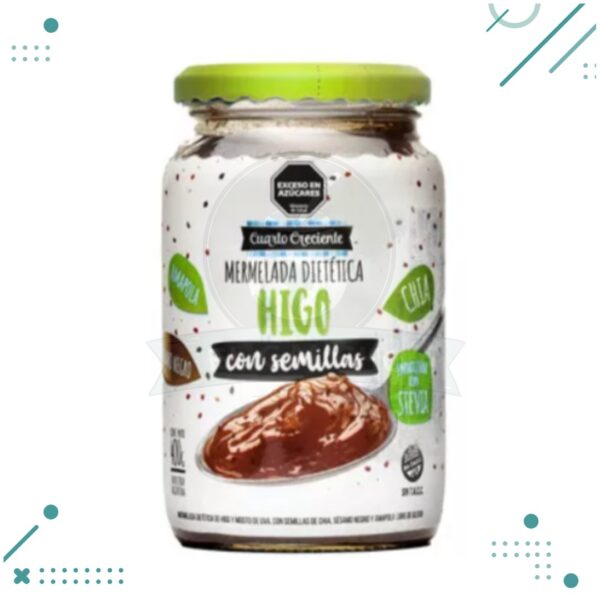 Mermelada De Higo Con Semillas Sin Tacc Cuarto Creciente 400g