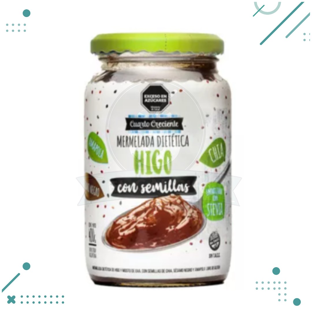 merm.png Mermelada De Higo Con Semillas Sin Tacc Cuarto Creciente 400g - Imagen 1