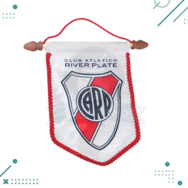 BANDERIN MINI ESTANDARTE RIVER (15cm.) (modelo 2)