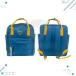 Mochila Boca Juniors - Azul con Escudo - Imagen 2