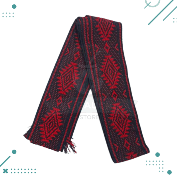 Faja Gaucho - Cinto N°12 (Aprox 3mts) NEGRO Y ROJO