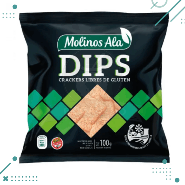 Molinos Ala DIPS galletitas de arroz 100gr
