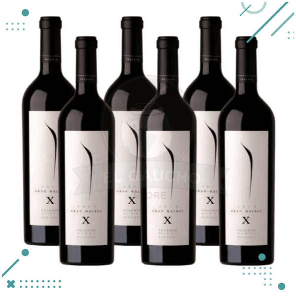 Vino Pulenta Gran Malbec X 750ml (Pack x6 botellas)