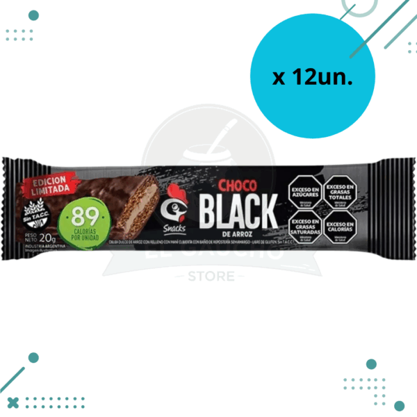 Oblea de arroz Gallo CHOCOBLACK 20gr (Pack x12un.) 240gr