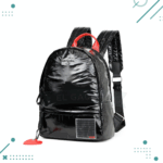 Mochila Engomada “Las Oreiro” Color Negro (27x32cm Aprox.)