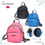 Mini mochila "Las Oreiro" color Azul 21cm x 18cm x 10cm - Imagen 3