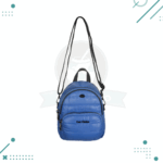 Mini mochila "Las Oreiro" color Azul 21cm x 18cm x 10cm - Imagen 5