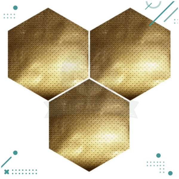 Papel Aluminio Metalizado Para Alfajores DORADO (25 unidades)