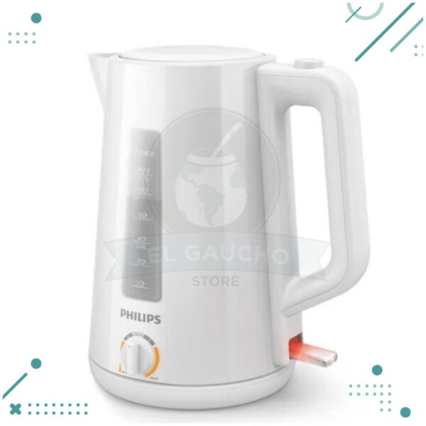 Pava Eléctrica Philips con Selector Temperatura para Mate 220V