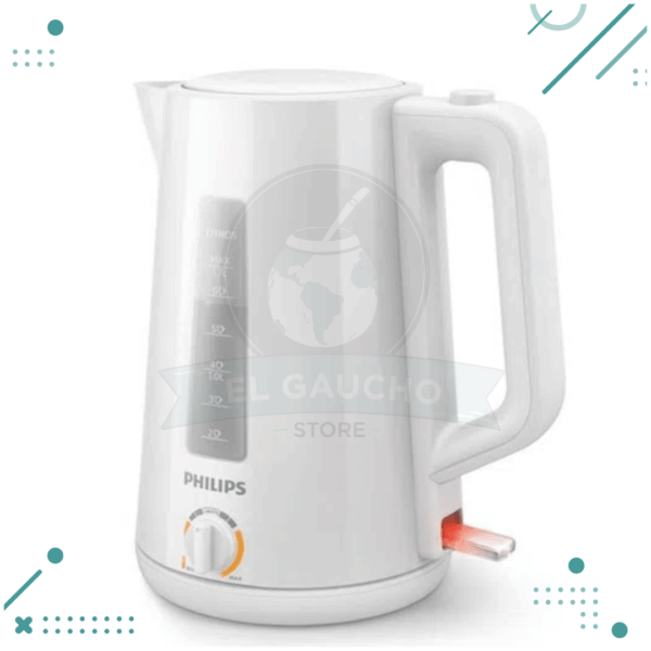 Pava Eléctrica Philips con Selector Temperatura para Mate 220V