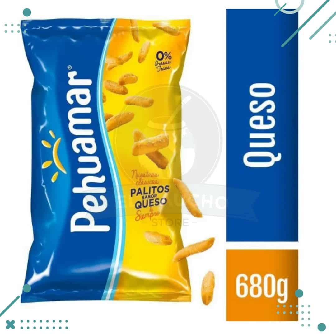 pehuamar-palito-queso-1.png Palitos salados Pehuamar queso 620gr - Imagen 1