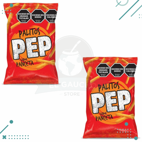 Snack Pep Palitos Sabor Panceta 84gr (pack x 2 un.) 168gr
