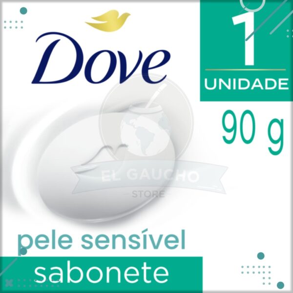 Dove jabon piel sensible 90g