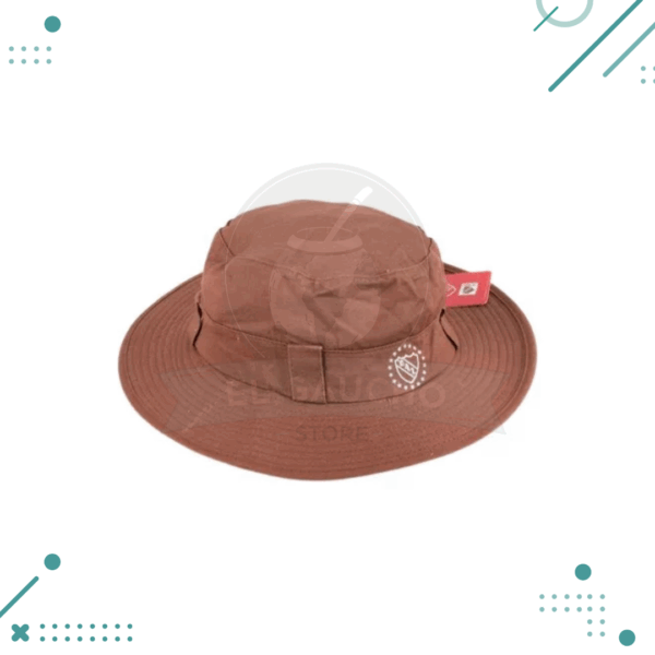 Piluso CAI (INDEPENDIENTE) escudo grabado color marron