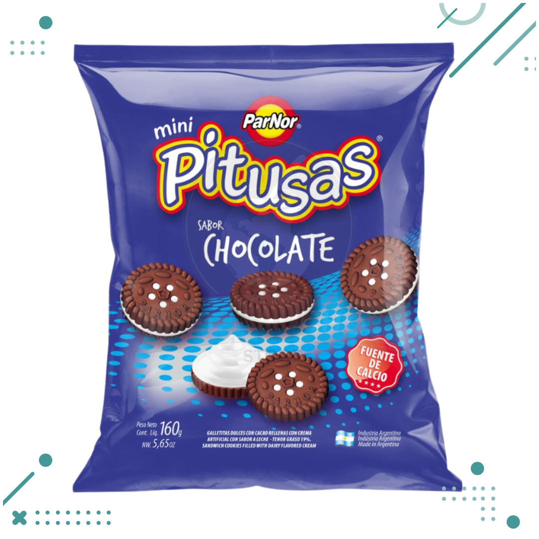 pitusas.png Mini Pitusas Chocolate (160gr) - Imagen 1