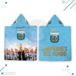 TOALLA PONCHO INFANTIL 60 X 120 AFA CAMPEONES - Imagen 2