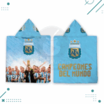 TOALLA PONCHO INFANTIL 60 X 120 AFA CAMPEONES - Imagen 2