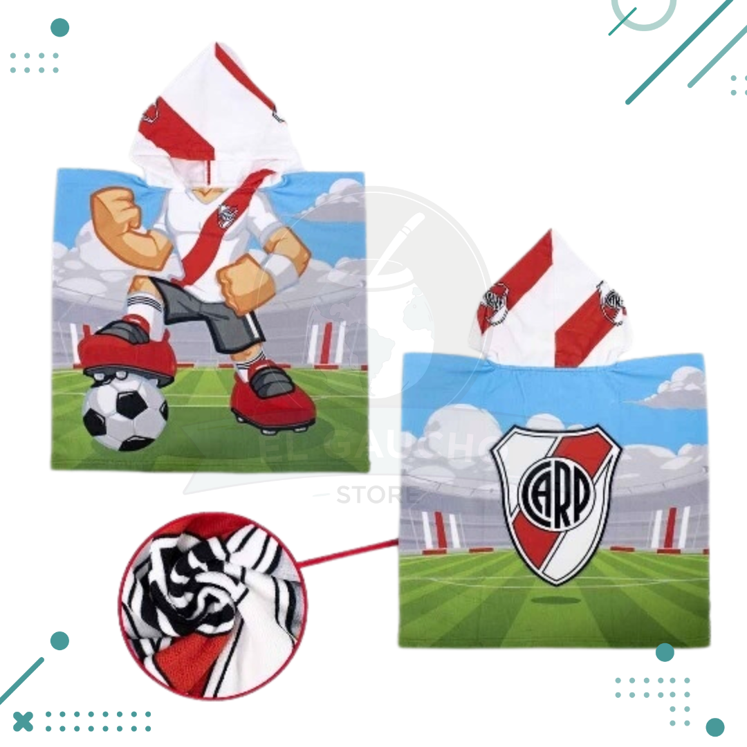 poncho-river.png Toalla Poncho Infantil 60 X 120 RIVER - Imagen 1