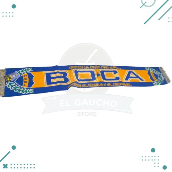 Bufanda 3 Hilos - Boca juniors "pueblo y carnaval" 1.45x21cm