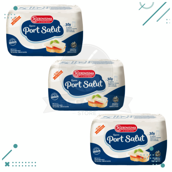 Queso Cremoso Port Salut Serenisima 3Un x500 G (1.5Kg aprox TOTAL)