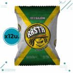 Alfajor Rasta Relleno con Dulce de Leche, Recubierto Con Baño De Reposteria BLANCO (70gr) (Pack x12un) 840gr