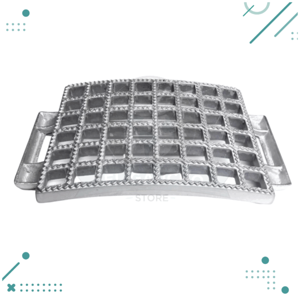 Molde Raviol Curvo X48 Fundicion Aluminio