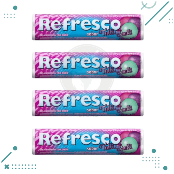 Pastilla Caramelos Pastillas Refresco tutti frutti x 27g ( 4un). (108g)