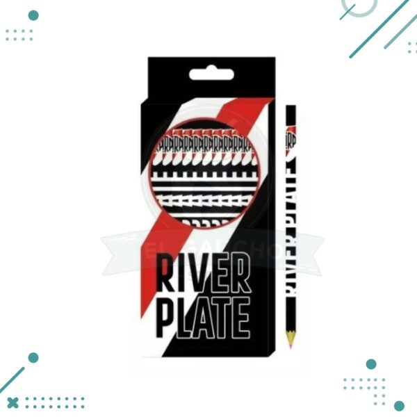 Lapices de colores River Plate (x12unidades)