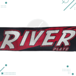 Bufanda 3 Hilos - River Plate 1.45x21cm color negro - Imagen 2