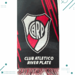 Bufanda 3 Hilos - River Plate 1.45x21cm color negro - Imagen 3
