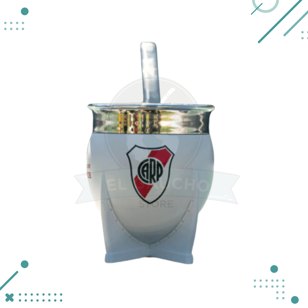 river.png Mate Imperial XL RIVER PLATE + Bombilla De Regalo - Imagen 1