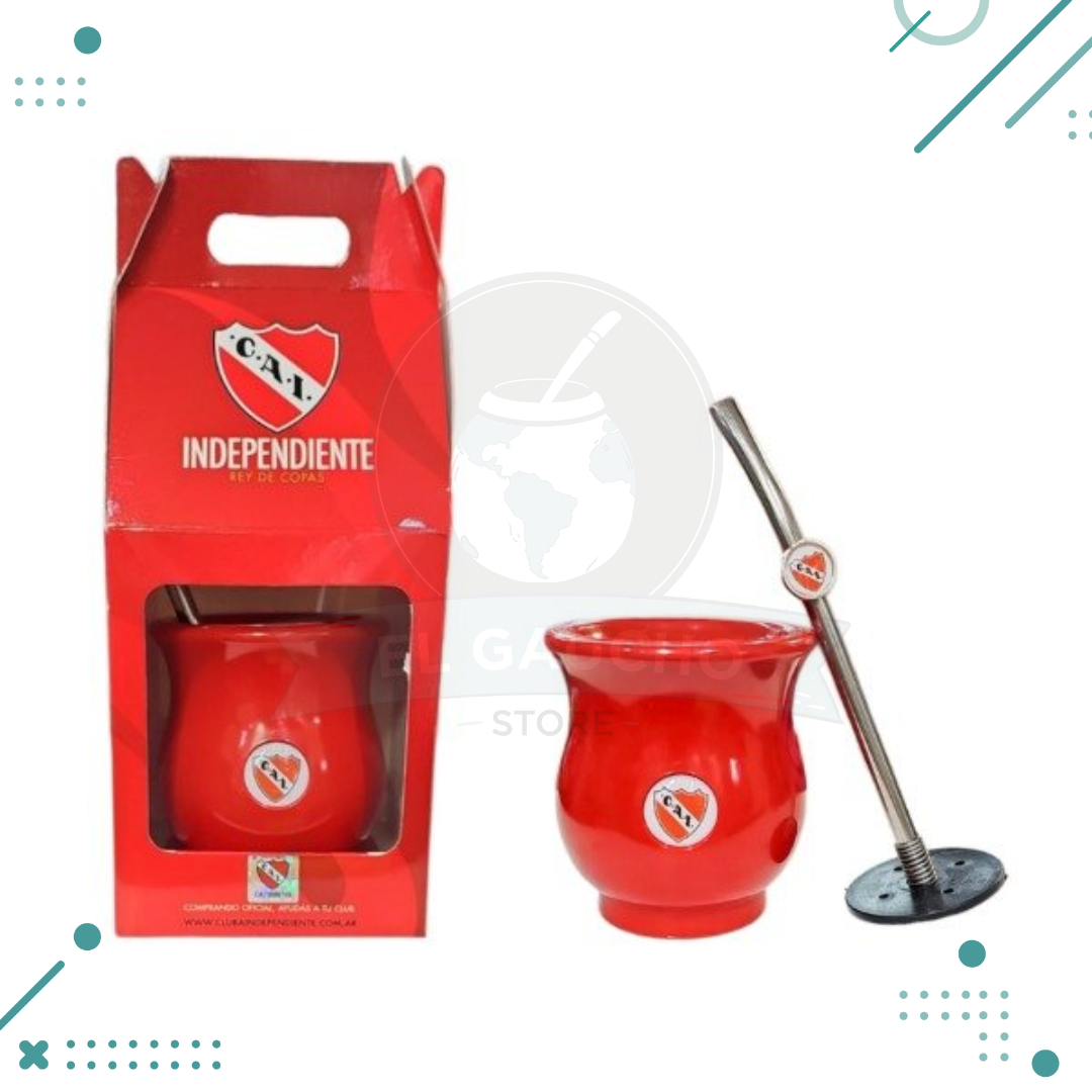 sabio-cai.png Mate sabio plastico + bombilla Independiente - Imagen 1