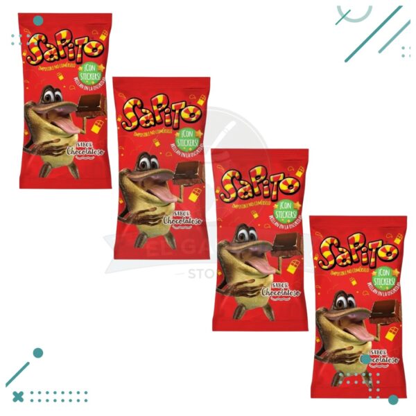 SAPITO SABOR CHOCOLATE x 10 gr (Pack x 4unidades)(40gr)