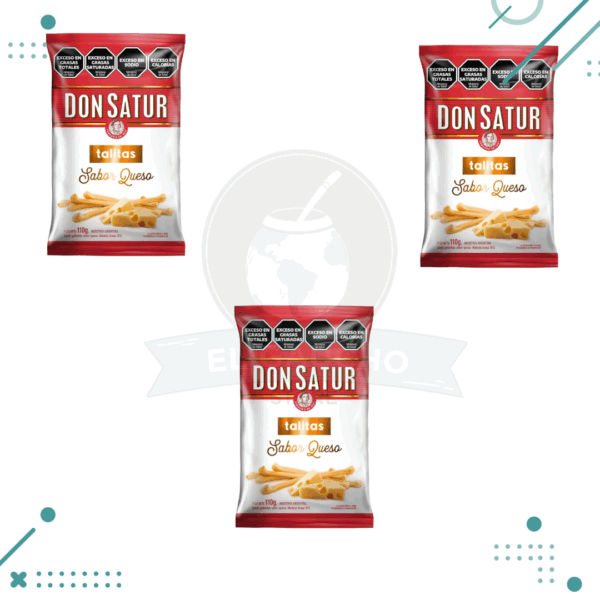 Talitas DON SATUR queso 110gr (pack x3 unidades) 330gr