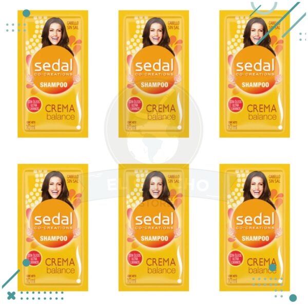Shampoo Sedal Crema Balance Sachet 10ml Pack x6