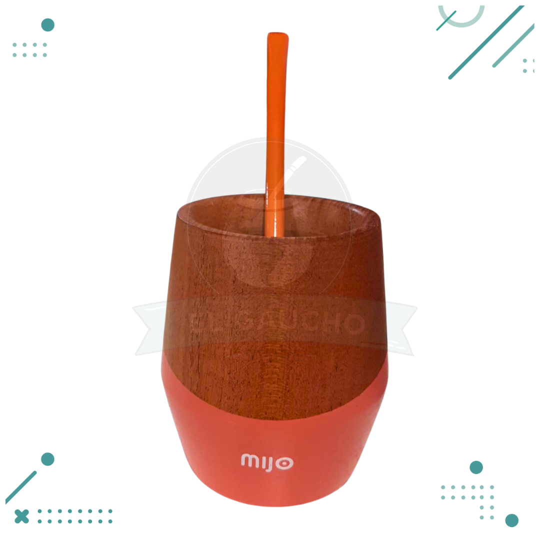 set-23.png Mate Mijo de Madera Color NARANJA - Imagen 1