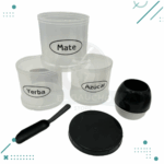Set Mate 5 Piezas Azucar Yerba Apilable - Imagen 2