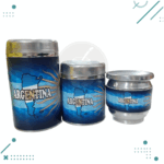 Set ARGENTINA Mate aluminio + Lata de Yerba + Lata Azucar - Imagen 2