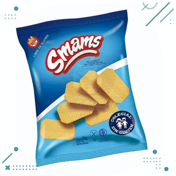 Galletitas Vainilla Smams. Libre de gluten. (150gr)